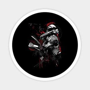 michael jordan black art Magnet